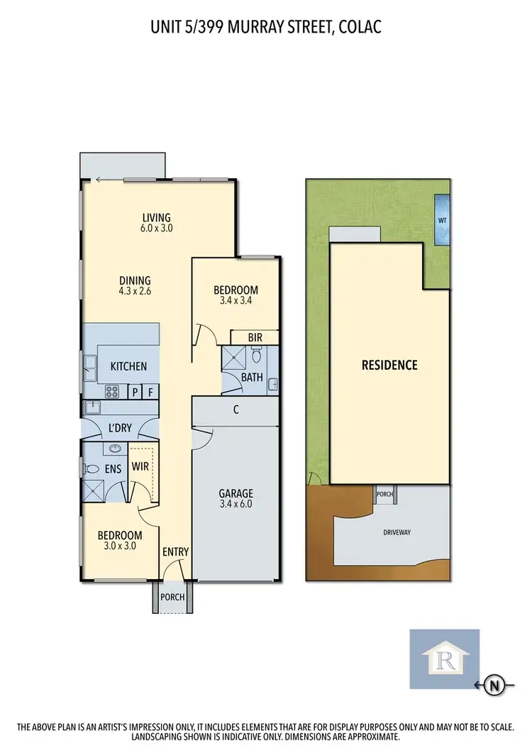 Floorplan of Homely unit listing, 5/399 Murray Street, Colac VIC 3250