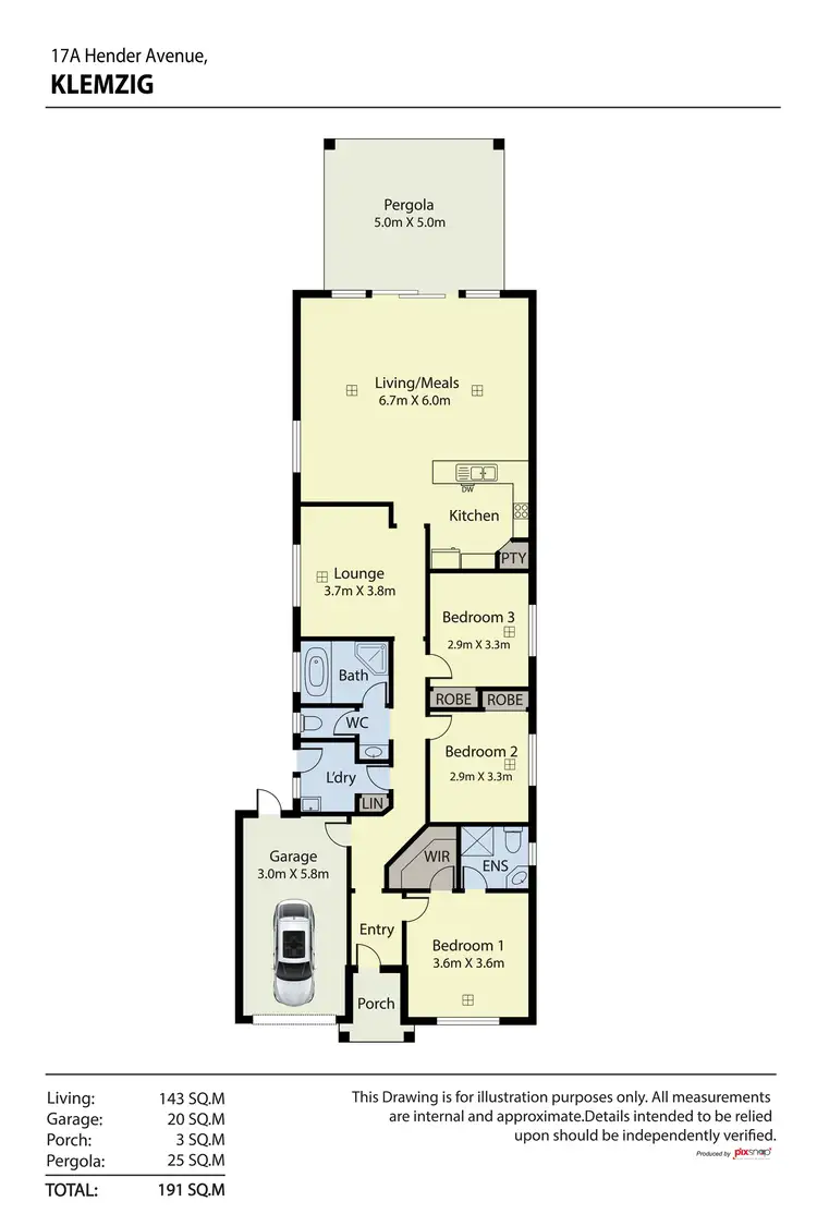 Floorplan of Homely house listing, 17A Hender Avenue, Klemzig SA 5087