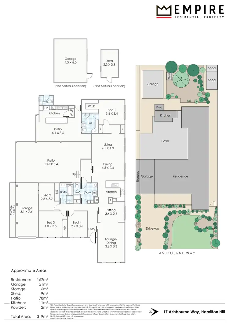 Floorplan of Homely house listing, 17 Ashbourne Way, Hamilton Hill WA 6163