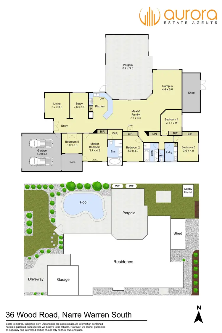 Floorplan of Homely house listing, 36 Wood Road, Narre Warren South VIC 3805