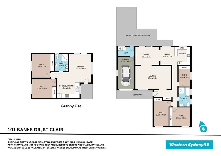 Floorplan of Homely house listing, 101- 101a Banks Drive, St Clair NSW 2759