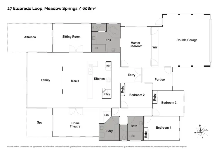 Floorplan of Homely house listing, 27 Eldorado Loop, Meadow Springs WA 6210
