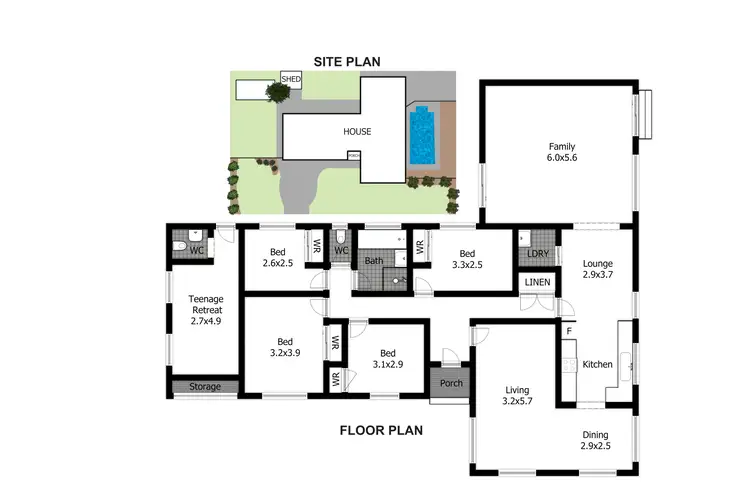 Floorplan of Homely house listing, 69 Henry Lawson Avenue, Werrington County NSW 2747