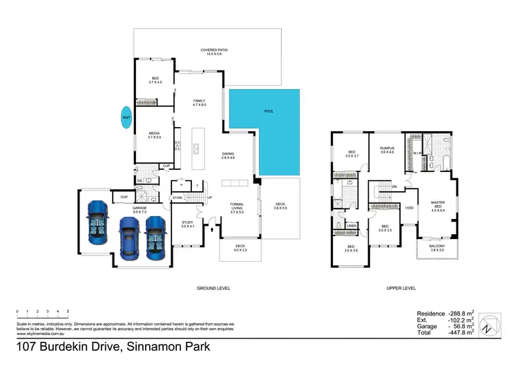 Floorplan of Homely house listing, 107 Burdekin Drive, Sinnamon Park QLD 4073