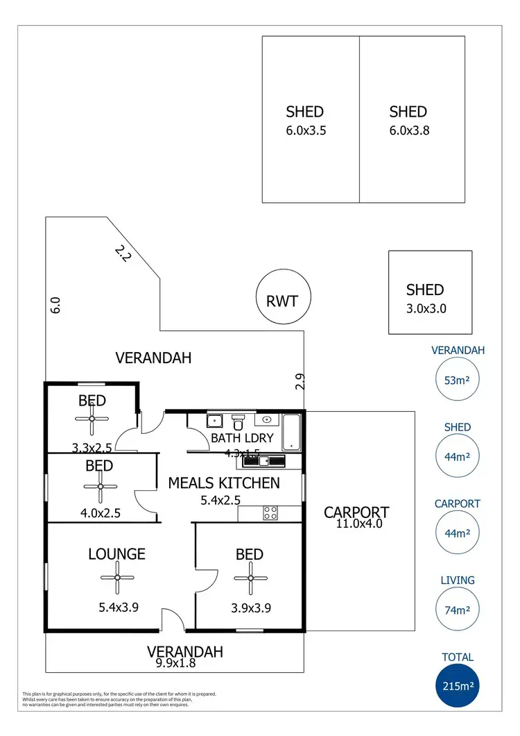 Floorplan of Homely house listing, 21 Gray Street, Murray Bridge SA 5253
