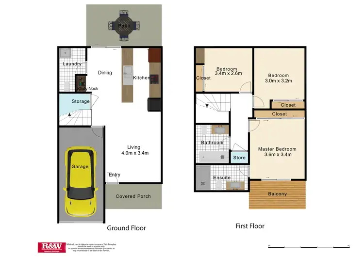 Floorplan of Homely townhouse listing, 48/17 Piccadilly Street, Bellmere QLD 4510