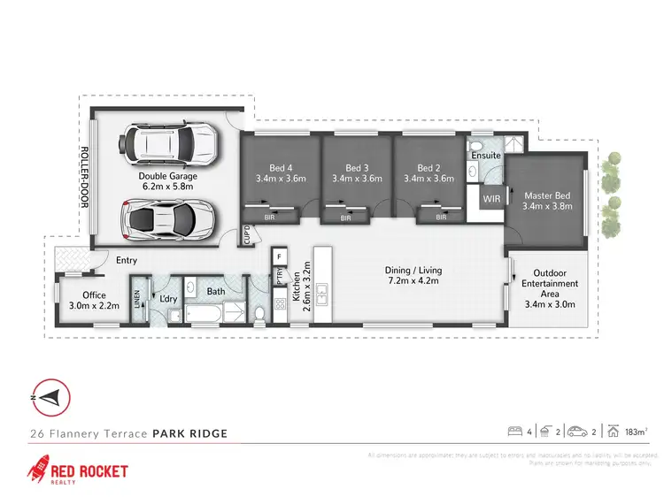 Floorplan of Homely house listing, 26 Flannery Ter, Park Ridge QLD 4125