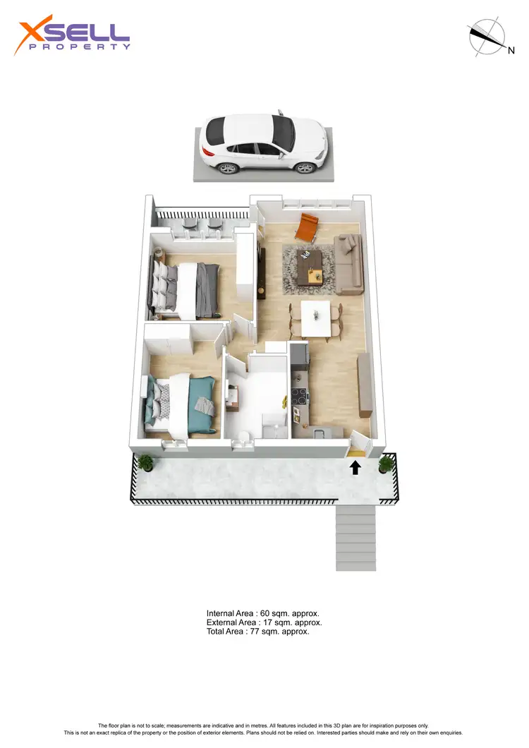 Floorplan of Homely unit listing, 16/147 Stephen Terrace, Walkerville SA 5081
