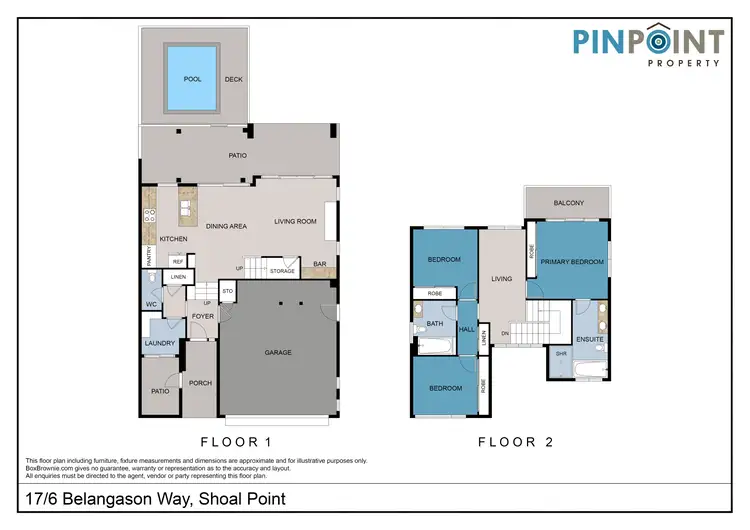 Floorplan of Homely house listing, 17/6 Belangason Way, Shoal Point QLD 4750