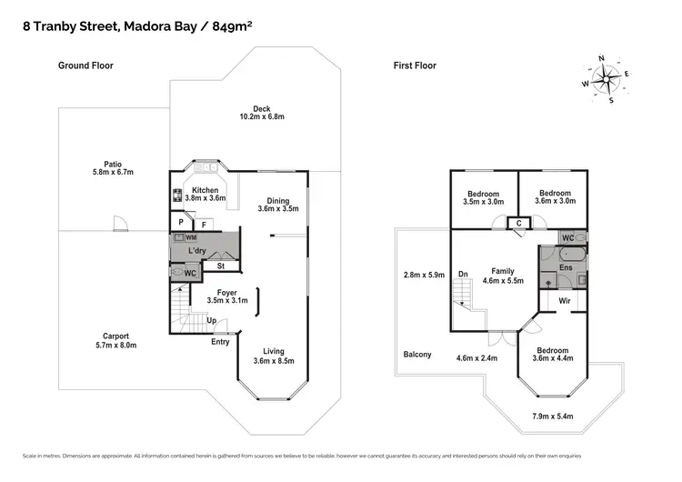 Floorplan of Homely house listing, 8 Tranby Street, Madora Bay WA 6210