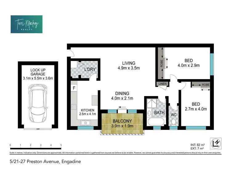 Floorplan of Homely apartment listing, 5/21-27 Preston Avenue, Engadine NSW 2233