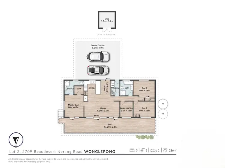 Floorplan of Homely house listing, Lot 2/2709 Beaudesert Nerang Road, Wonglepong QLD 4275
