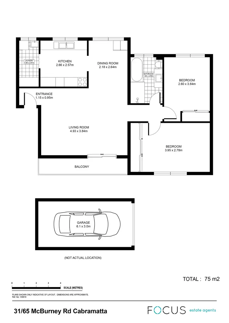 Floorplan of Homely apartment listing, 31/65-71 McBurney Road, Cabramatta NSW 2166