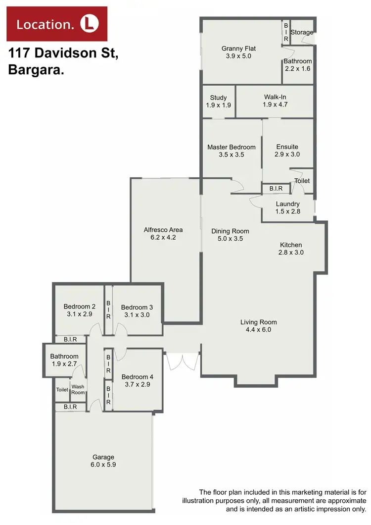 Floorplan of Homely house listing, 117 Davidson Street, Bargara QLD 4670