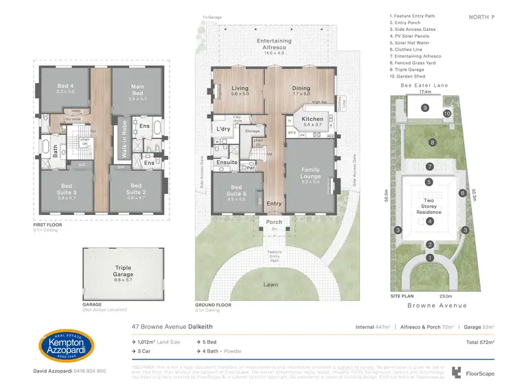 Floorplan of Homely house listing, 47 Browne Avenue, Dalkeith WA 6009