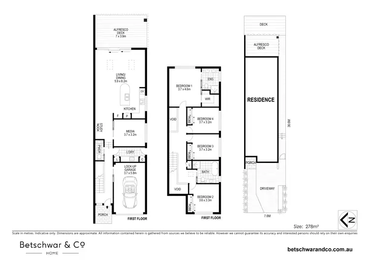 Floorplan of Homely semi-detached listing, 23b Yates Avenue, Mount Keira NSW 2500