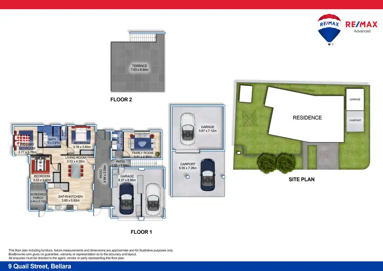 Floorplan of Homely house listing, 9 Quail Street, Bellara QLD 4507