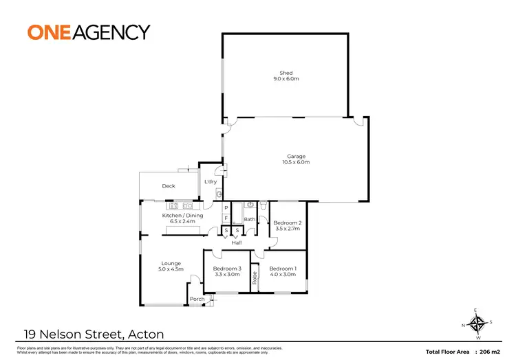 Floorplan of Homely house listing, 19 Nelson Street, Acton TAS 7320