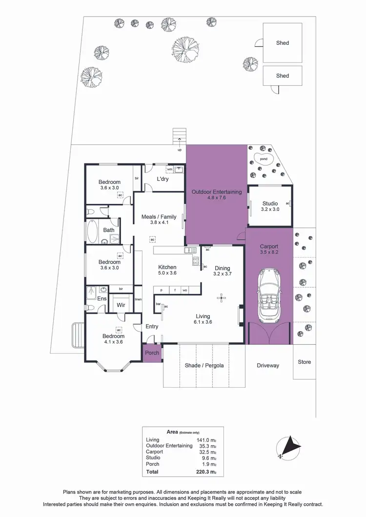 Floorplan of Homely house listing, 6 Coorabie Crescent, Hallett Cove SA 5158