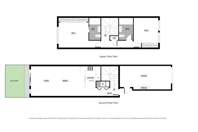 Floorplan of Homely townhouse listing, 11/12 Dulcie Holland Crescent, Moncrieff ACT 2914