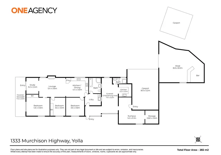 Floorplan of Homely house listing, 1333 Murchison Highway, Yolla TAS 7325