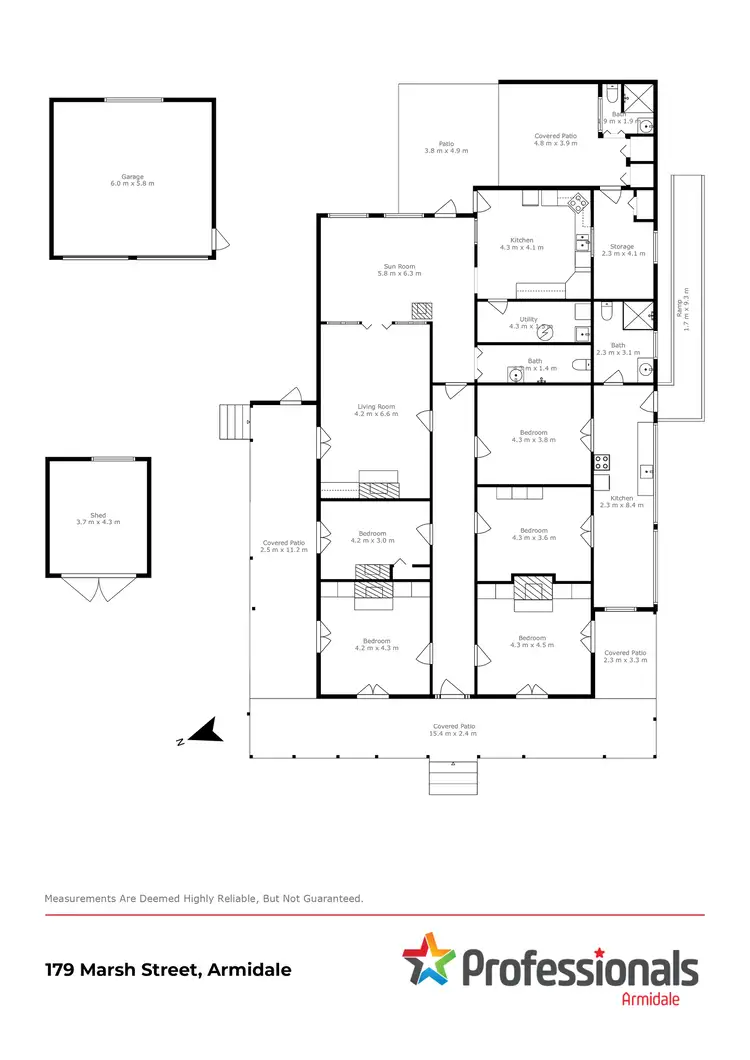 Floorplan of Homely house listing, 179 Marsh Street, Armidale NSW 2350