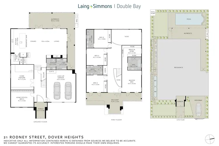 Floorplan of Homely house listing, 21 Rodney Street, Dover Heights NSW 2030