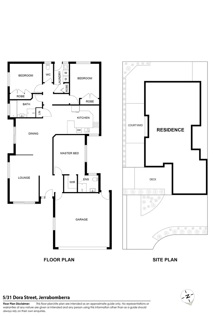 Floorplan of Homely townhouse listing, 5/31 Dora Street, Jerrabomberra NSW 2619