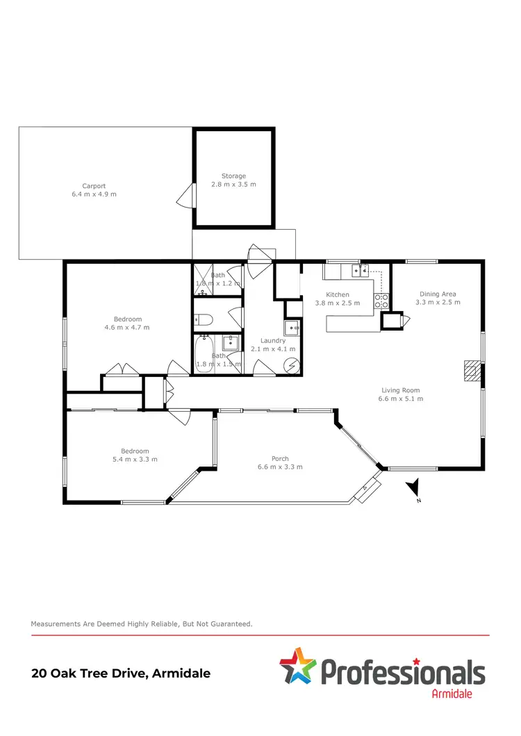 Floorplan of Homely house listing, 20 Oak Tree Drive, Armidale NSW 2350