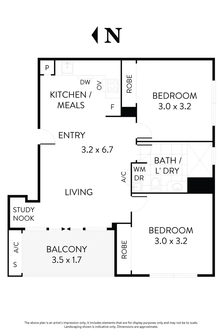 Floorplan of Homely apartment listing, 101/23 Russell Street, Essendon VIC 3040
