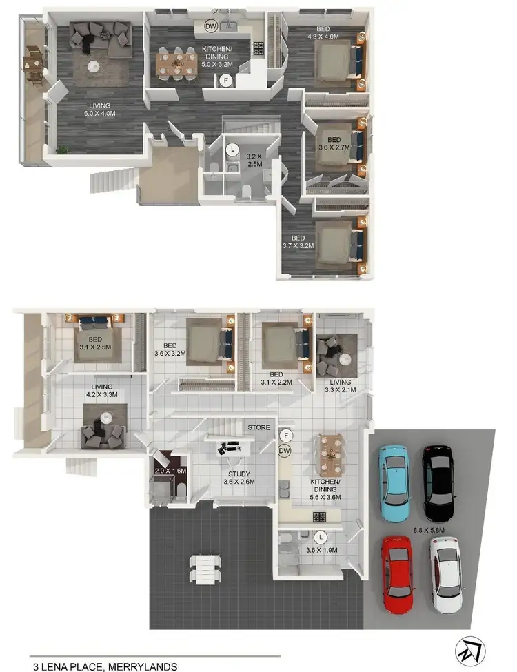 Floorplan of Homely house listing, 3 Lena Place, Merrylands NSW 2160