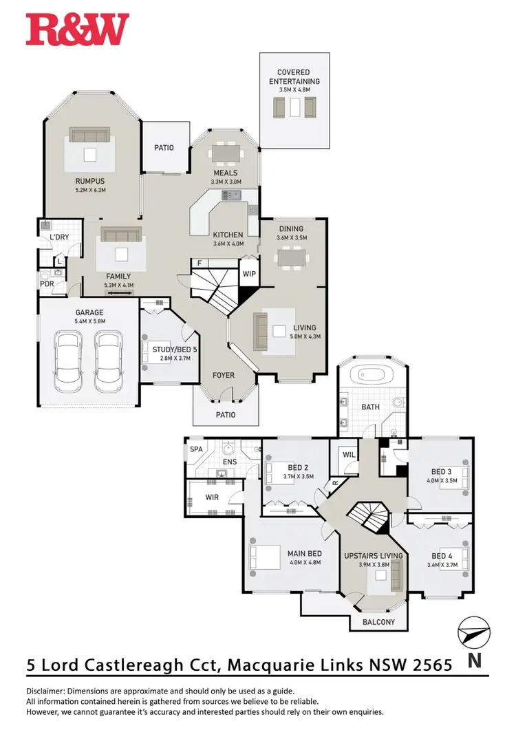 Floorplan of Homely house listing, 5 Lord Castlereagh Circuit, Macquarie Links NSW 2565