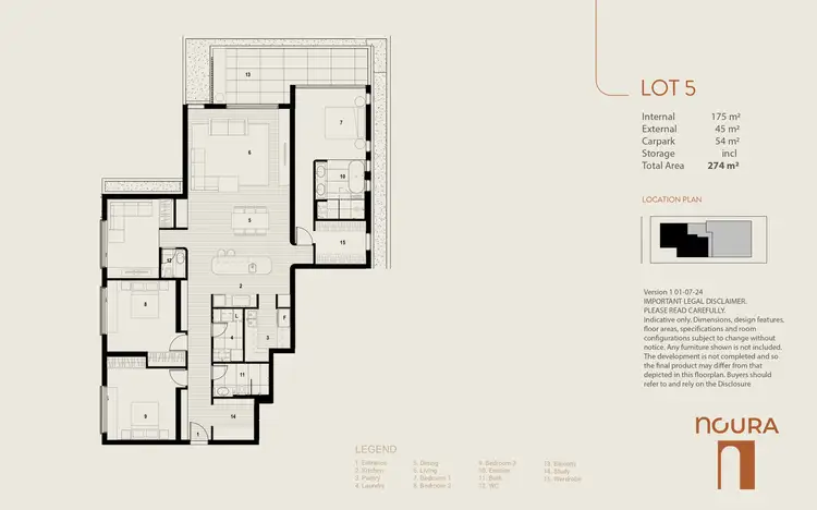 Floorplan of Homely apartment listing, 5/27 Beaconsfield Street, Highgate Hill QLD 4101