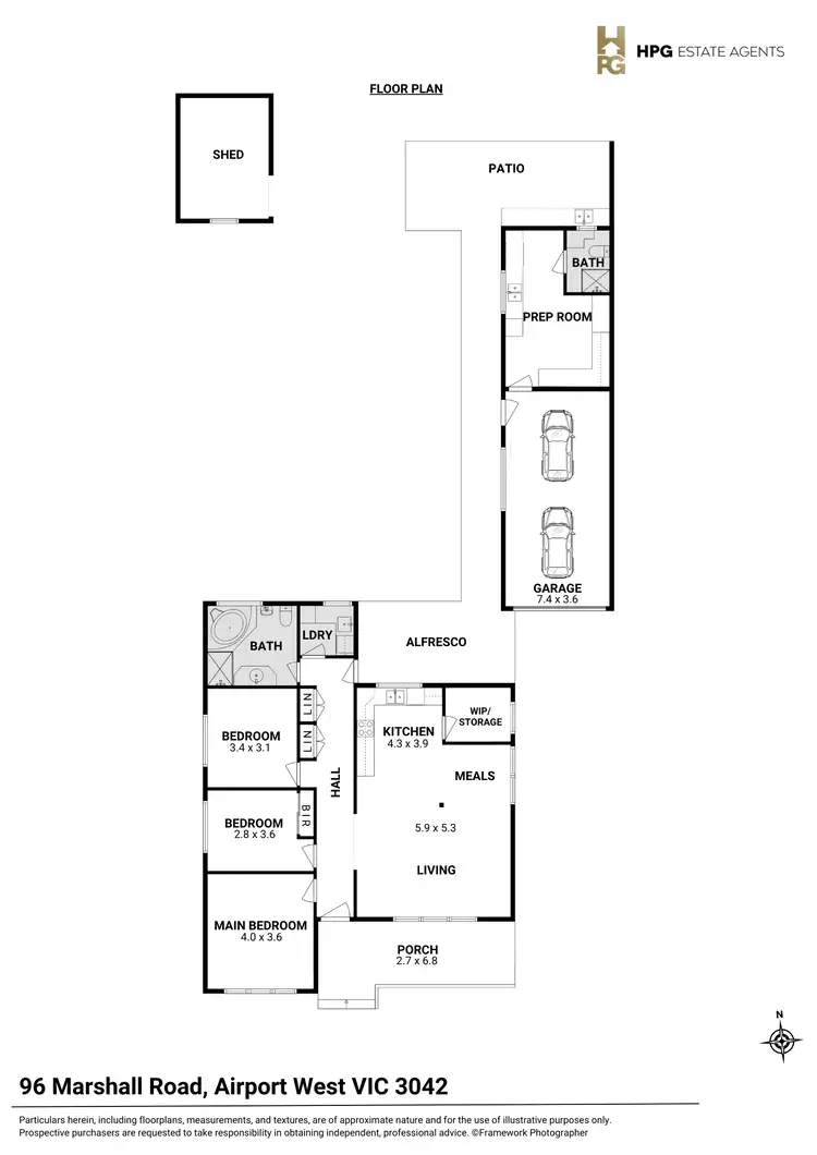 Floorplan of Homely house listing, 96 Marshall Road, Airport West VIC 3042