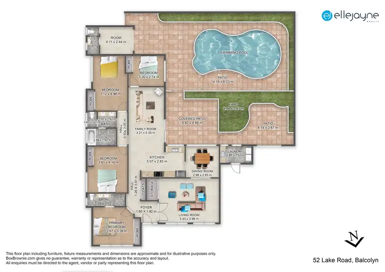 Floorplan of Homely house listing, 52 Lake Road, Balcolyn NSW 2264