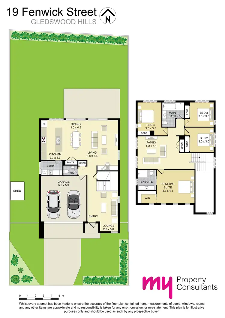 Floorplan of Homely house listing, 19 Fenwick Street, Gledswood Hills NSW 2557
