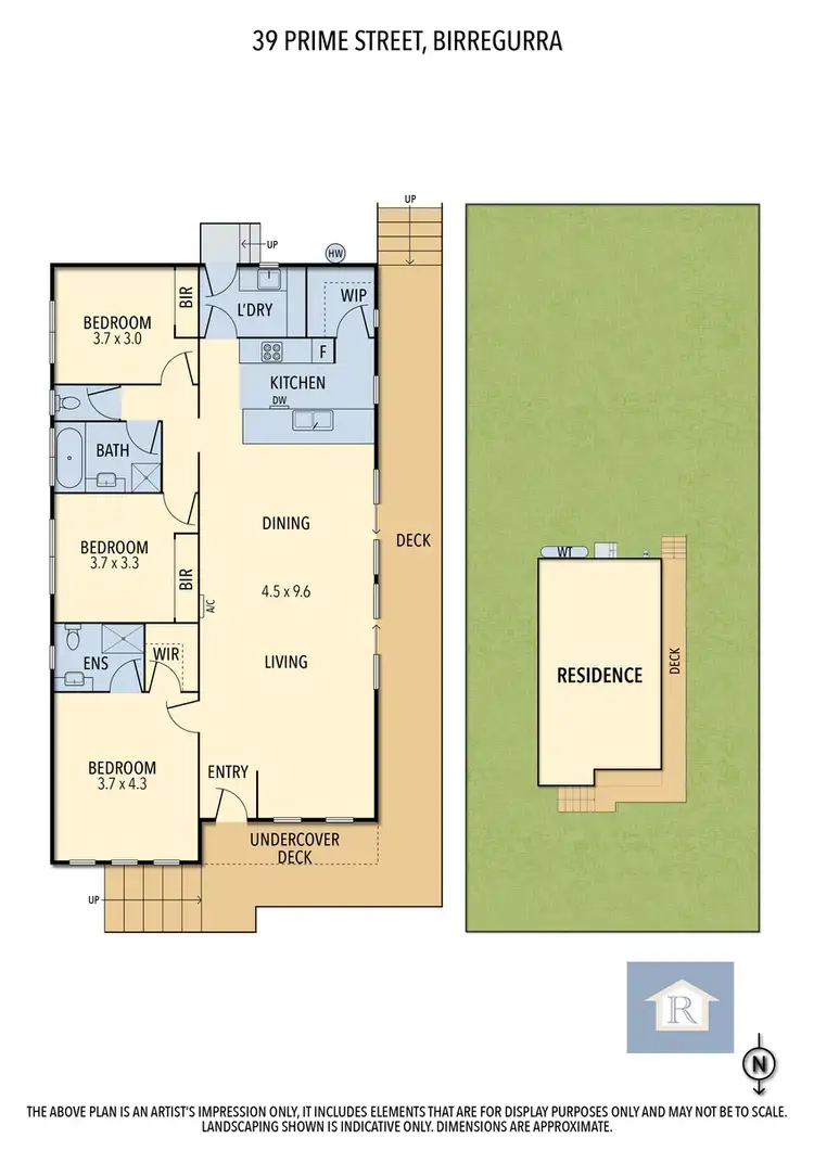 Floorplan of Homely house listing, 39 Prime Street, Birregurra VIC 3242