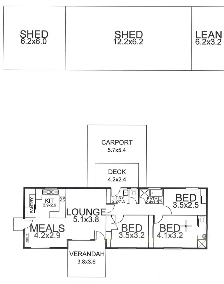 Floorplan of Homely house listing, 65 Standen Street, Murray Bridge SA 5253