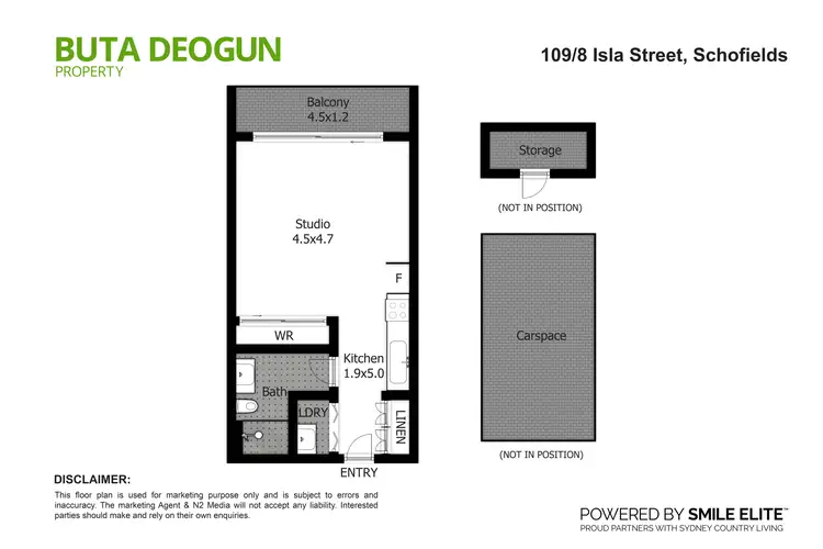 Floorplan of Homely apartment listing, 109/8 Isla Street, Schofields NSW 2762