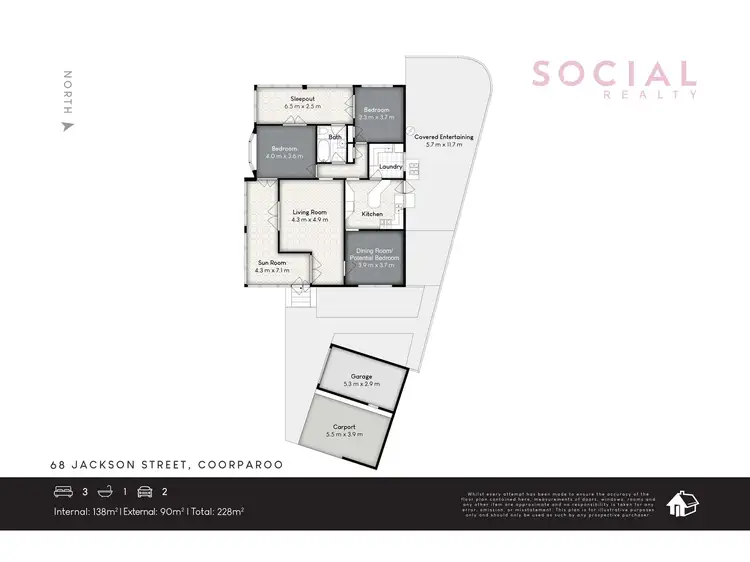 Floorplan of Homely house listing, 68 Jackson Street, Coorparoo QLD 4151