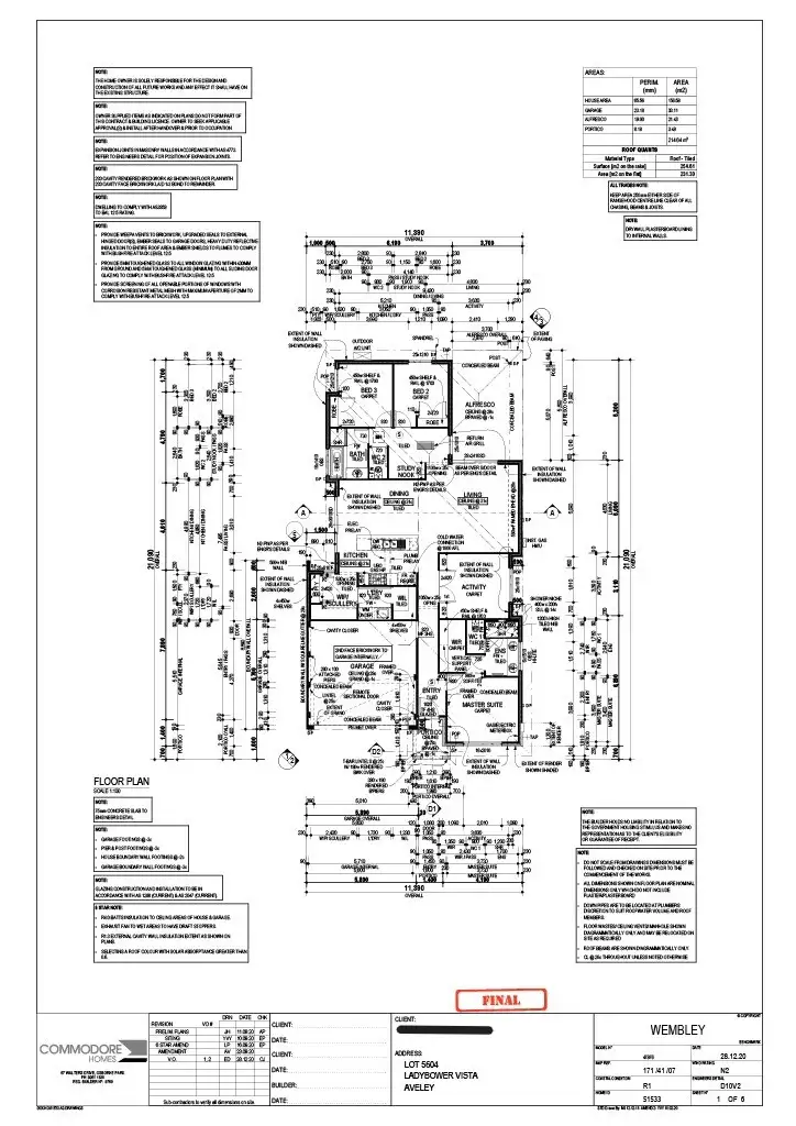 Floorplan of Homely house listing, 71 Ladybower Vista, Aveley WA 6069