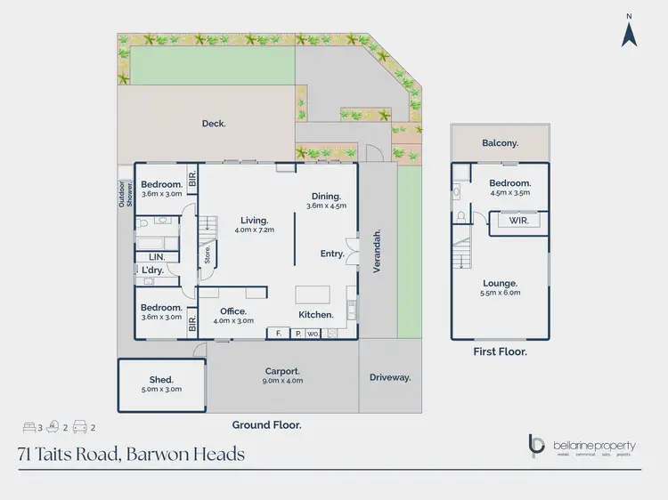Floorplan of Homely house listing, 71 Taits Road, Barwon Heads VIC 3227