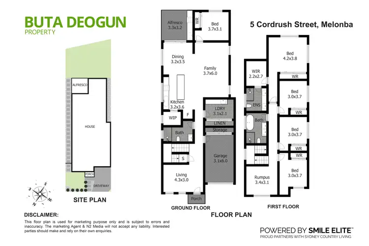 Floorplan of Homely house listing, 5 Cordrush Street (Melonba), Marsden Park NSW 2765