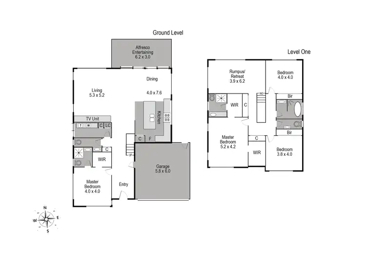 Floorplan of Homely house listing, 8 Galileo Place, Greenvale VIC 3059