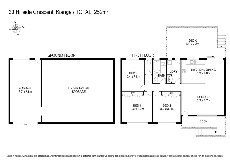Floorplan of Homely house listing, 20 Hillside Crescent, Kianga NSW 2546