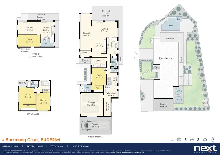 Floorplan of Homely house listing, 4 Barralong Court, Buderim QLD 4556