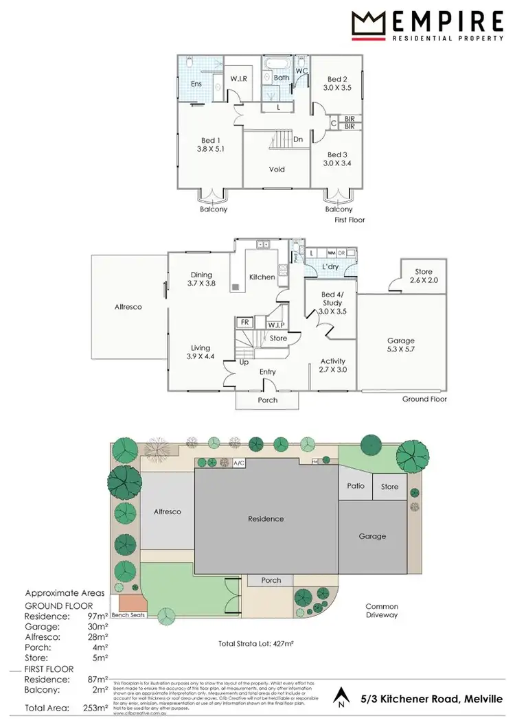 Floorplan of Homely house listing, 5/3 Kitchener Road, Melville WA 6156