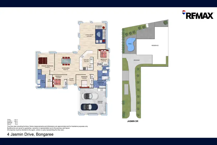 Floorplan of Homely house listing, 4 Jasmin Drive, Bongaree QLD 4507