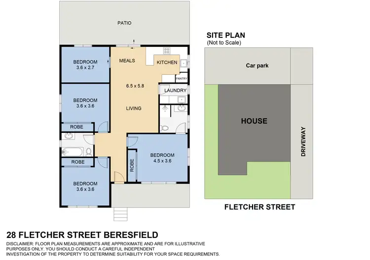 Floorplan of Homely house listing, 28 Fletcher Street, Beresfield NSW 2322
