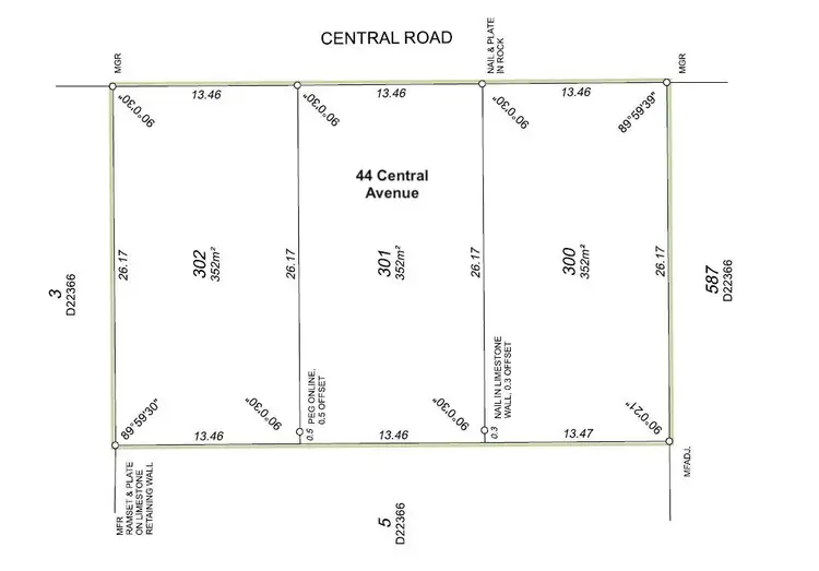 Floorplan of Homely land listing, 44 Central Road, Kalamunda WA 6076